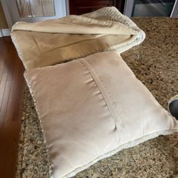 Staging Throw & Pillow - Picture 2 of 2